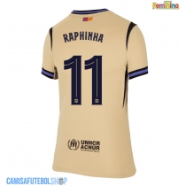 Camisa de time de futebol Barcelona Raphinha Belloli #11 Replicas 2º Equipamento Feminina 2025-26 Manga Curta